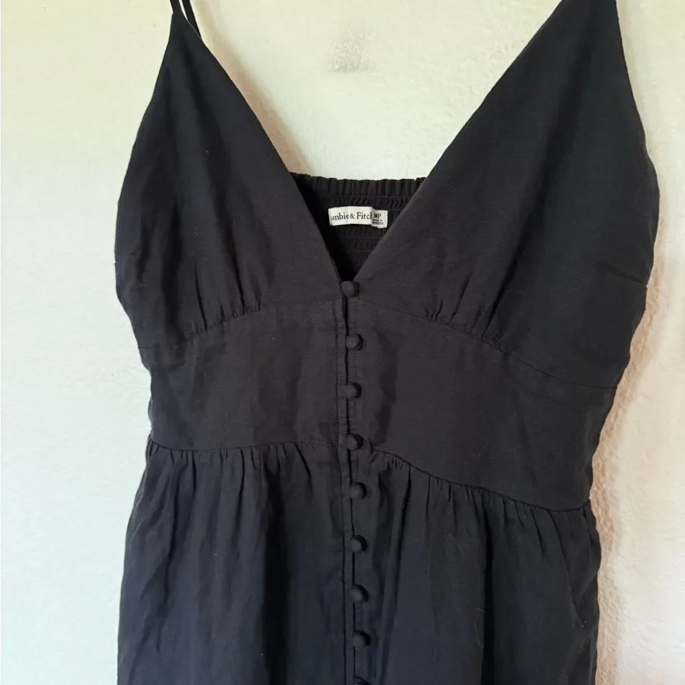 A+F Black Maxi Dress